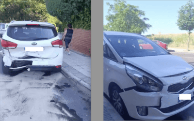 Carreras ilegales de coches en Majadahonda entre 2 chicos y 2 chicas: un joven borracho causa «siniestro total»