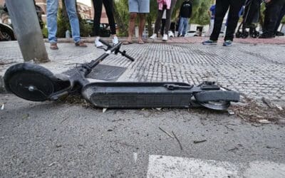 Un patinete atropella a una niña de 5 años en la Gran Vía de Majadahonda: heridas en brazo y piernas