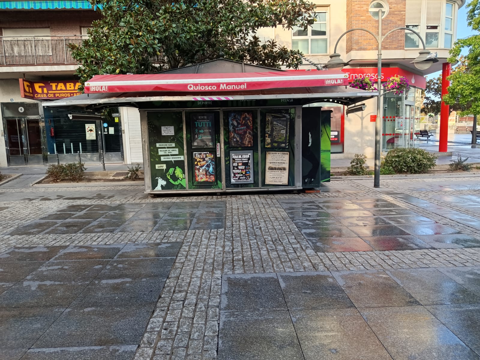 El quiosquero Sergio (Majadahonda) vuelve de vacaciones: «los lectores necesitamos un diario como el pan de cada día»